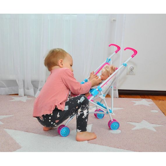 Milly Mally kočárek pro panenky Julia Candy, Kolor: Candy, 7 zdjęcie