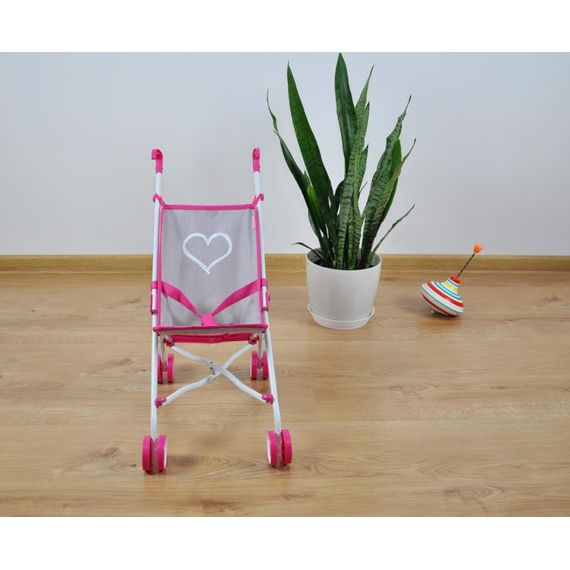 Milly Mally Julia Prestige Pink Umbrella Doll Pushchair, Kolor: Pink, image , 9 image