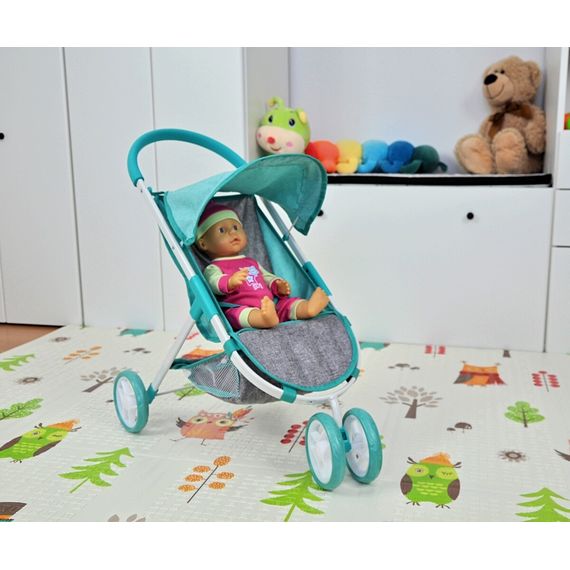 Milly Mally kočárek pro panenky Susie Prestige Mint, Kolor: Mint, 7 zdjęcie