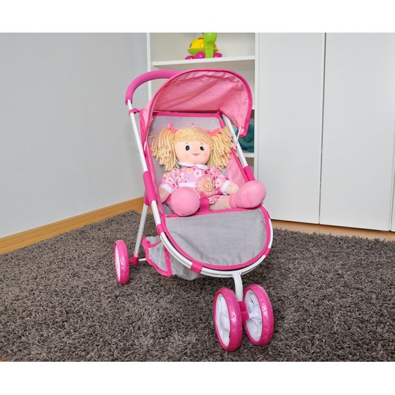 Milly Mally kočárek pro panenky Susie Prestige Pink, Kolor: Pink, 7 zdjęcie