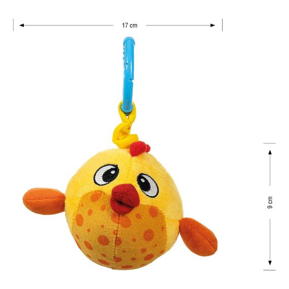 Milly Mally plyšový závěs rybička Baby Fish Yellow, Kolor: Yellow