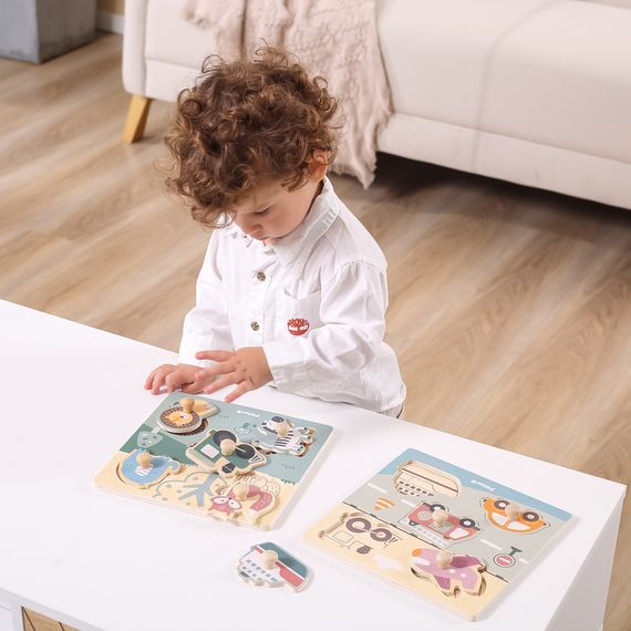 Viga PolarB puzzle z uchwytami transport, image , 4 image