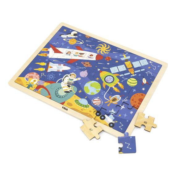 Viga puzzle na podkładce 48 elementów Poznajemy kosmos, image , 2 image