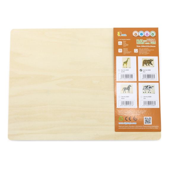 Viga puzzle na podkładce z uchwytami Miś, 2 zdjęcie