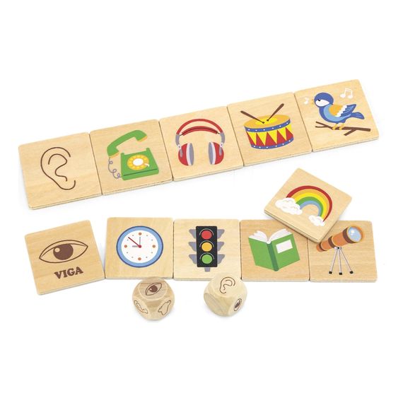 Viga puzzle zestaw do nauki zmysłów