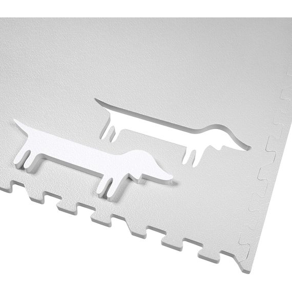 Concepthood PlayON mata piankowa - puzzle Dogs Light Grey, Kolor: Dogs Light Grey, 5 zdjęcie