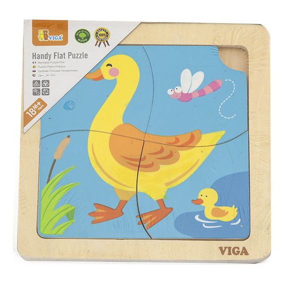 Viga puzzle na podkładce Kaczuszka