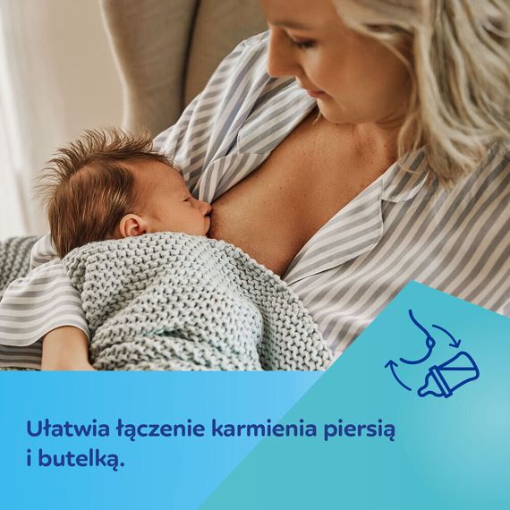 Canpol Babies antikoliková lahvička 240ml EasyStart Gold Modrá 0m+, Pojemność: 240 ml, Rodzaj: szeroka antykolkowa, Kolor: Gold Niebieska, 7 zdjęcie