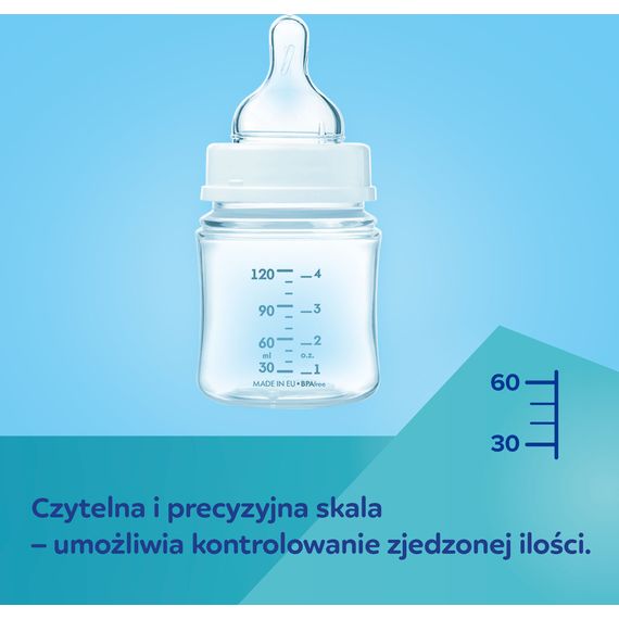 Canpol Babies antikoliková lahvička 240ml EasyStart Gold Modrá 0m+, Pojemność: 240 ml, Rodzaj: szeroka antykolkowa, Kolor: Gold Niebieska, 9 zdjęcie