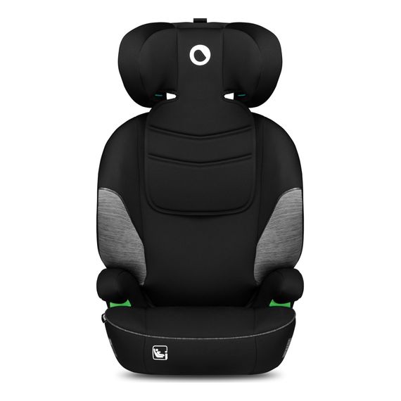 Lionelo Lars i-Size – autosedačka pro starší děti (100–150 cm | 15–36 kg | 4–12 let), Kolor: Black Grey, 5 zdjęcie