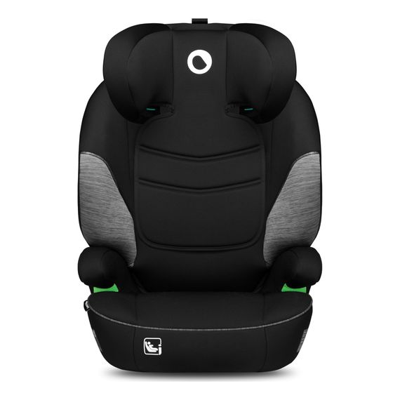 Lionelo Lars i-Size – autosedačka pro starší děti (100–150 cm | 15–36 kg | 4–12 let), Kolor: Black Grey, 7 zdjęcie