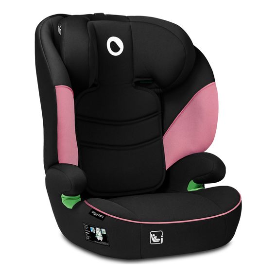 Lionelo Lars i-Size - High Back Booster Seat (100-150 cm | 15-36 kg | 4-12 Years), Kolor: Pink Baby, image , 9 image