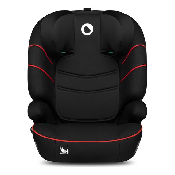 Lionelo Lars i-Size – autosedačka pro starší děti (100–150 cm | 15–36 kg | 4–12 let), Kolor: Sporty Black Red, 5 zdjęcie