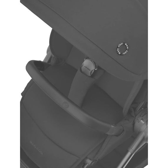 Maxi-Cosi Oxford kombinovaný kočárek 2v1, Rodzaj wózka: głęboko-spacerowy, Kolor materiału: Essential Black, 7 zdjęcie