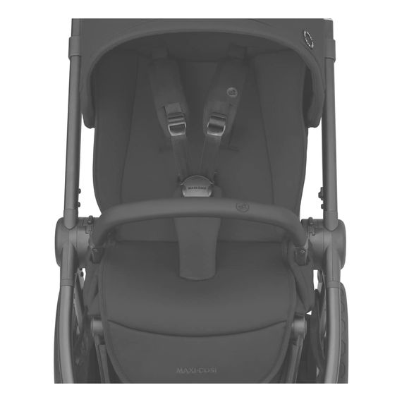 Maxi-Cosi Oxford kombinovaný kočárek 2v1, Rodzaj wózka: głęboko-spacerowy, Kolor materiału: Essential Black, 8 zdjęcie
