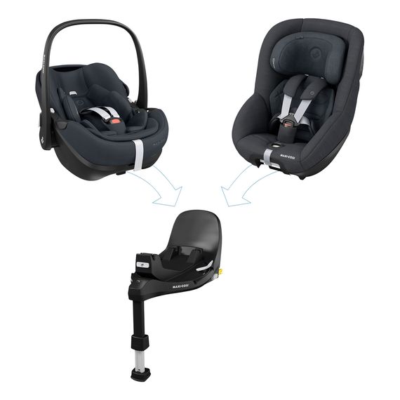 Maxi-Cosi Pebble 360° se základnou Familyfix 360 Pro, Baza: FamilyFix 360° Pro, Kolor: Essential Blue, 19 zdjęcie