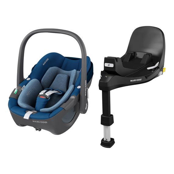Maxi-Cosi Pebble 360° se základnou Familyfix 360 Pro, Baza: FamilyFix 360° Pro, Kolor: Essential Blue