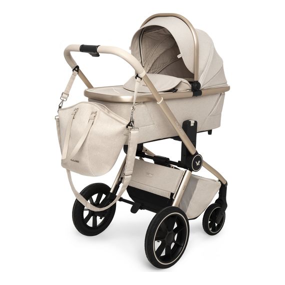 Muuvo Quick Boho * Sleva v košíku * kombinovaný kočárek 2v1, Rodzaj wózka: głęboko-spacerowy, Kolor materiału: Beige, 17 zdjęcie