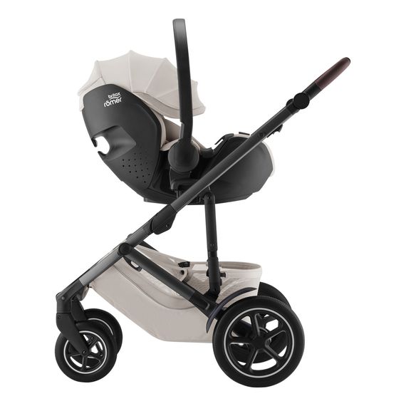 Britax Romer Baby-Safe Pro with Vario Base 5Z - Rotating Infant Car Seat (40-85 cm | 0-13 kg | Birth to 15 Months), Baza: baza Vario 5Z, Kolor: Soft Taupe, image , 18 image