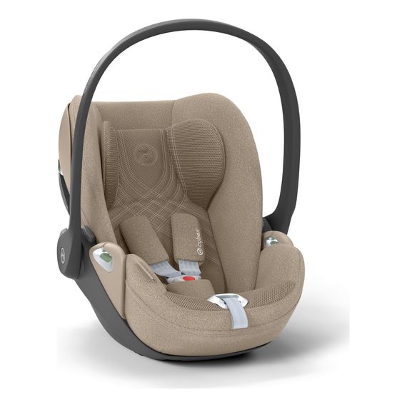 Cybex Cloud T i-Size with Base T - Rotating Infant Car Seat (45-87 cm | 0-13 kg | Birth to 2 Years), Baza: Cybex base T, Kolor: Plus Cozy Beige, image , 9 image