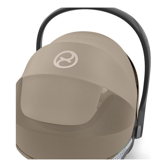 Cybex Cloud T i-Size with Base T - Rotating Infant Car Seat (45-87 cm | 0-13 kg | Birth to 2 Years), Baza: Cybex base T, Kolor: Plus Cozy Beige, image , 13 image
