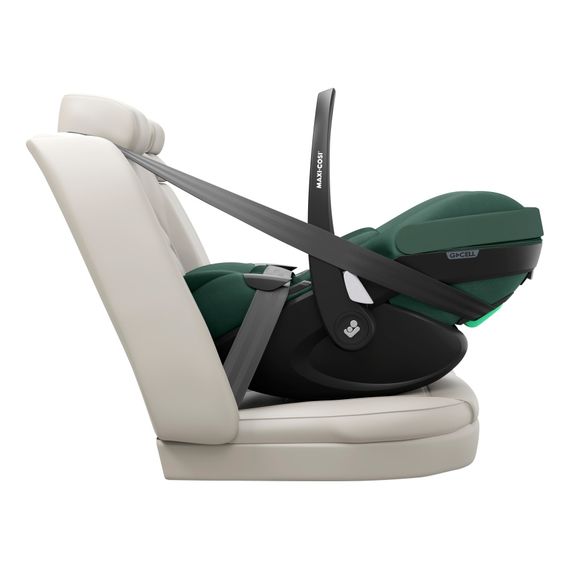Maxi-Cosi Pebble 360 Pro2 s bází FamilyFix 360 Pro – vajíčko i-Size (40–87 cm | 0–13 kg | 0–1,5 roku), Baza: FamilyFix 360° Pro, Kolor: Essential Green, 8 zdjęcie