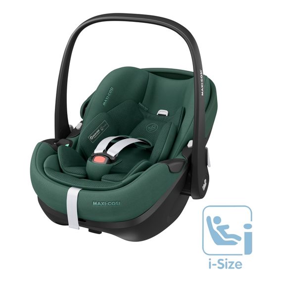 Maxi-Cosi Pebble 360 Pro2 s bází FamilyFix 360 Pro – vajíčko i-Size (40–87 cm | 0–13 kg | 0–1,5 roku), Baza: FamilyFix 360° Pro, Kolor: Essential Green, 9 zdjęcie