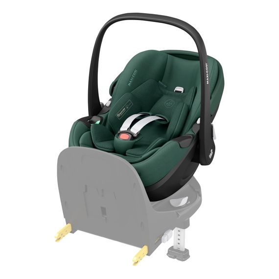 Maxi-Cosi Pebble 360 Pro2 s bází FamilyFix 360 Pro – vajíčko i-Size (40–87 cm | 0–13 kg | 0–1,5 roku), Baza: FamilyFix 360° Pro, Kolor: Essential Green, 13 zdjęcie