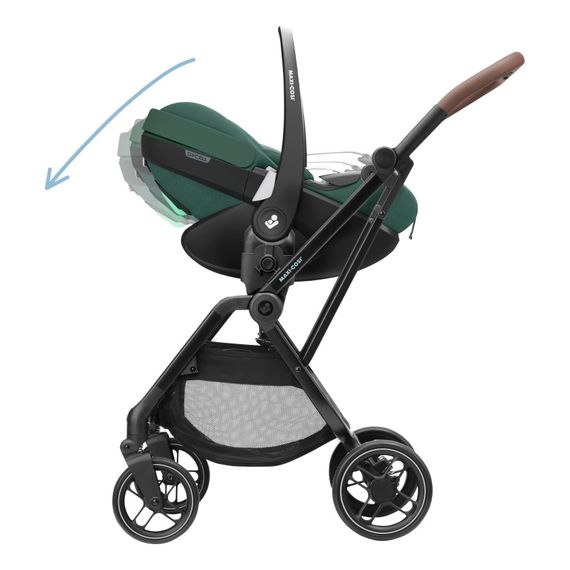 Maxi-Cosi Pebble 360 Pro2 s bází FamilyFix 360 Pro – vajíčko i-Size (40–87 cm | 0–13 kg | 0–1,5 roku), Baza: FamilyFix 360° Pro, Kolor: Essential Green, 16 zdjęcie