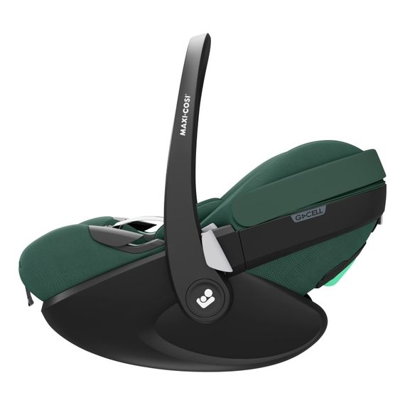 Maxi-Cosi Pebble 360 Pro2 s bází FamilyFix 360 Pro – vajíčko i-Size (40–87 cm | 0–13 kg | 0–1,5 roku), Baza: FamilyFix 360° Pro, Kolor: Essential Green, 22 zdjęcie