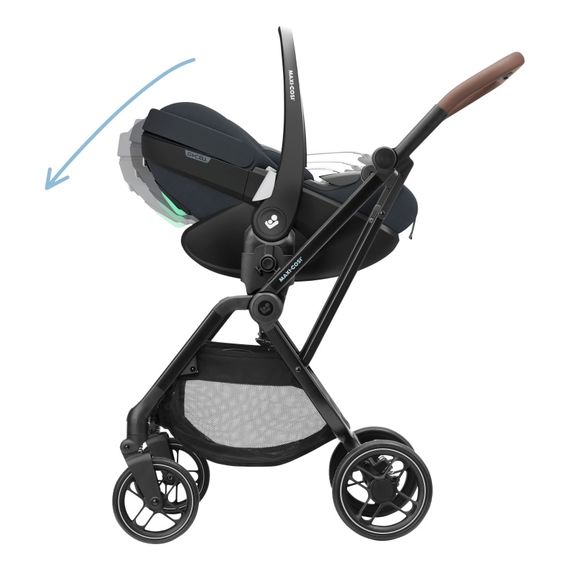 Maxi-Cosi Pebble 360 Pro2 * Sleva v košíku * skládací vajíčko i-Size (40–87 cm | 0–13 kg | 0–1,5 roku), Baza: bez bazy, Kolor: Essential Graphite, 16 zdjęcie