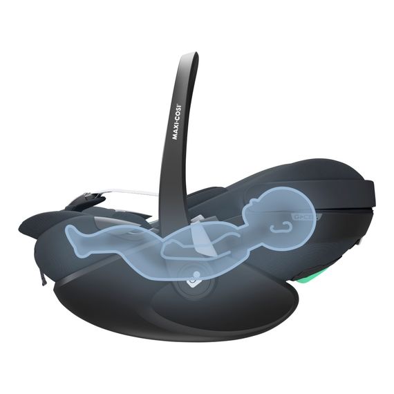 Maxi-Cosi Pebble 360 Pro2 * Sleva v košíku * skládací vajíčko i-Size (40–87 cm | 0–13 kg | 0–1,5 roku), Baza: bez bazy, Kolor: Essential Graphite, 24 zdjęcie