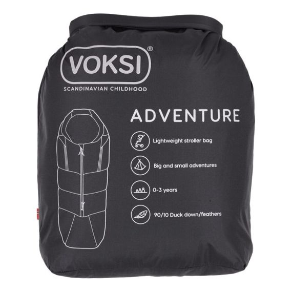 BeSafe Voksi śpiworek do wózka Adventure, Kolor materiału: Czarny, 7 zdjęcie