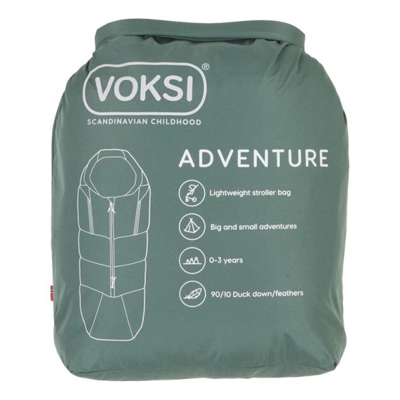 BeSafe Voksi śpiworek do wózka Adventure, Kolor materiału: Zielony, 7 zdjęcie