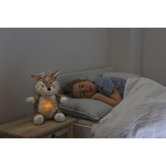 Cloud B LoveLight Buddies Finley Fawn szumiąca przytulanka z pozytywką i czujnikiem ruchu, 5 zdjęcie