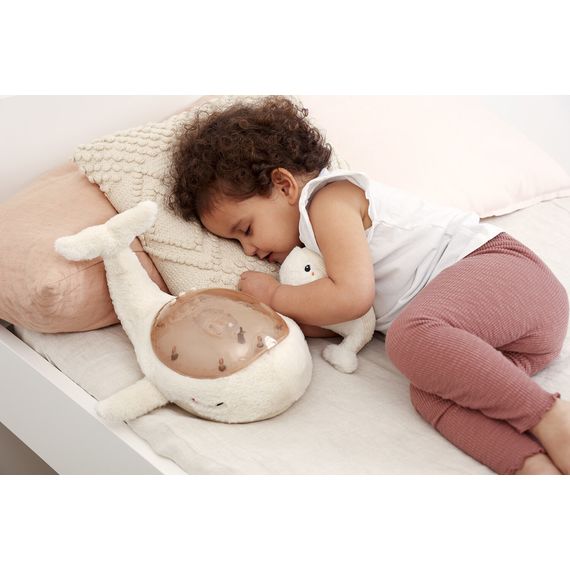 Cloud B Tranquil Whale White Family lampka nocna z projektorem i grzechotką, 3 zdjęcie