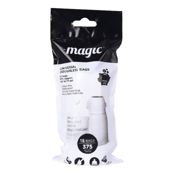 Magic worki Magic na zużyte pieluchy trzywarstwowe 24x15 worków, 4 zdjęcie