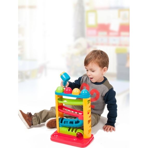 Miniland barevná skluzavka s míčky, 2 zdjęcie