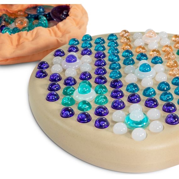 Miniland Mandala Stone — Creative Mandala Toy with 184 Beads, image , 2 image