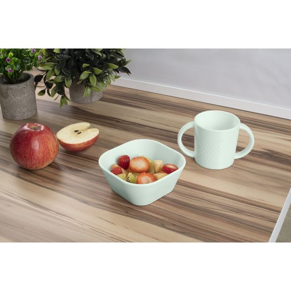 Miniland Dolce 5-Piece Square Tableware Set — Candy, image , 3 image
