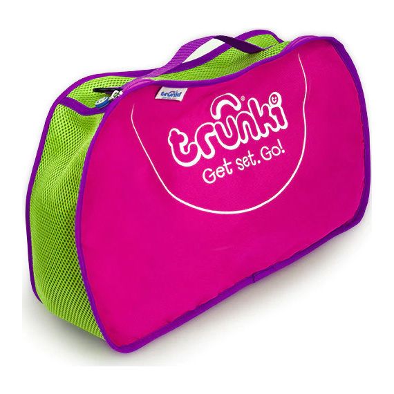 Trunki torba podróżna -organizer na fotel samochodowy różowy, 2 zdjęcie