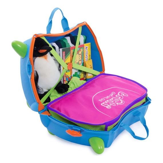 Trunki torba podróżna -organizer na fotel samochodowy różowy, 4 zdjęcie