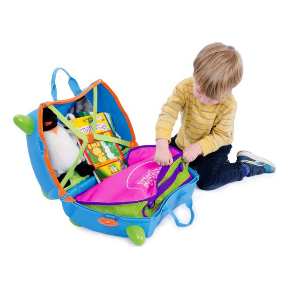 Trunki torba podróżna -organizer na fotel samochodowy różowy, 5 zdjęcie