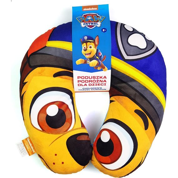 Nickelodeon zagłówek - poduszka podróżna Psi Patrol, Kolor: Chase, 4 zdjęcie