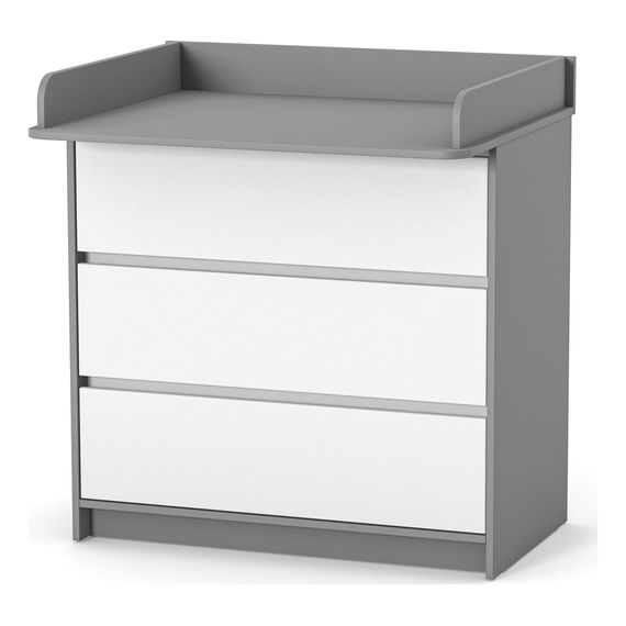 Veres Bern 900 - komoda dziecięca (90 cm) - White Graphite, Kolor: White Graphite, 6 zdjęcie