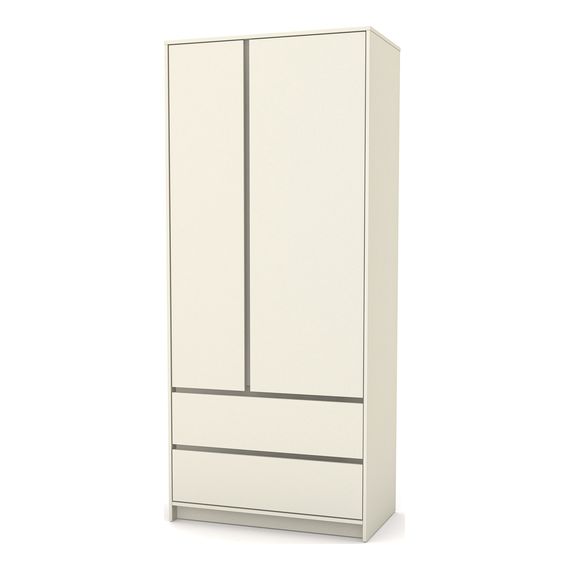 Veres Bern 900 – dětská skříň se zásuvkami, dvoudveřová (90×50,3×207,1 cm) – Beige, Kolor: Beige