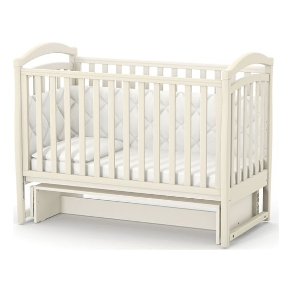Veres LD6 – dětská postýlka se sklopnou bočnicí a kousátkem (120×60 cm) – Beige, Kolor: Beige, 5 zdjęcie