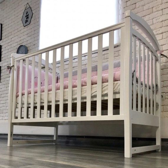 Veres LD6 – dětská postýlka se sklopnou bočnicí a kousátkem (120×60 cm) – Beige, Kolor: Beige, 7 zdjęcie