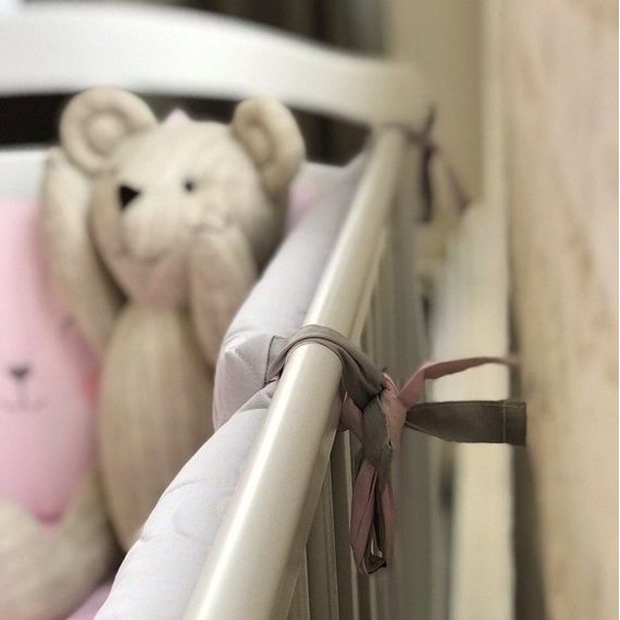 Veres LD6 – dětská postýlka se sklopnou bočnicí a kousátkem (120×60 cm) – Beige, Kolor: Beige, 9 zdjęcie