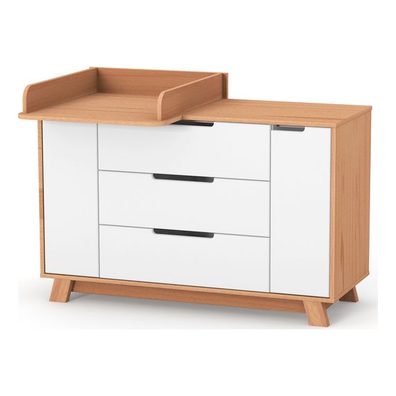 Veres Manhattan 1200 – dětská komoda (120 cm) – White Natural, Rozmiar: 120 cm, Kolor: White Natural, 3 zdjęcie